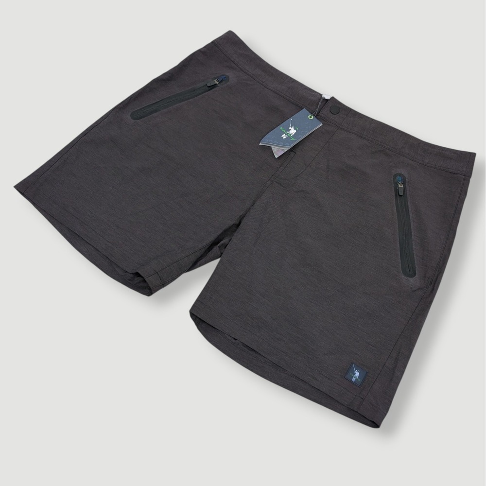 William Murray Performance Golf Hybrid Shorts Mens 38 7" Inseam Charcoal Grey